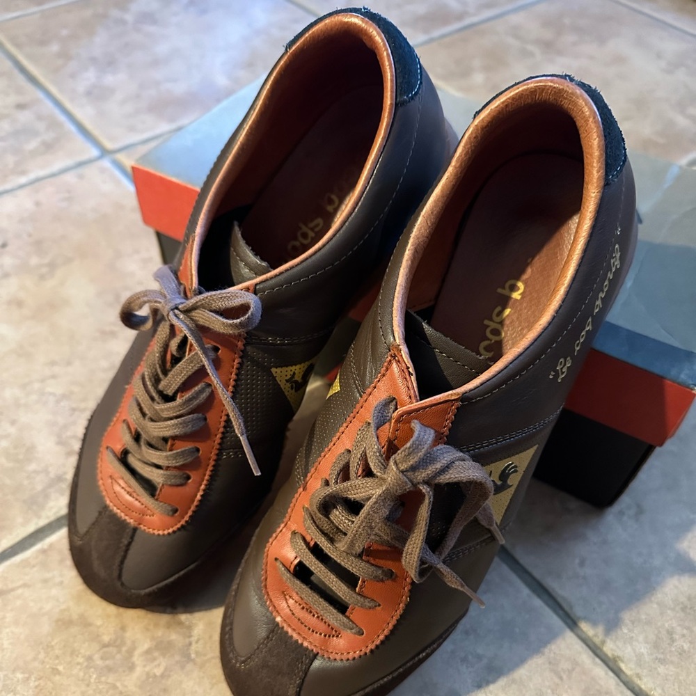 Le coq sportif new brown sneakers